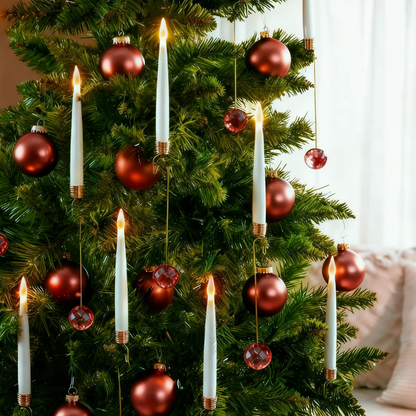 Lumières de bougie sans flamme pour arbre de Noël à LED avec télécommande