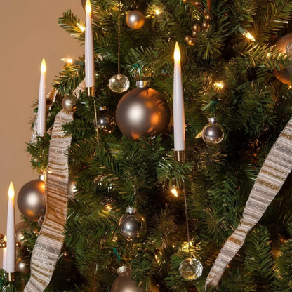 Lumières de bougie sans flamme pour arbre de Noël à LED avec télécommande