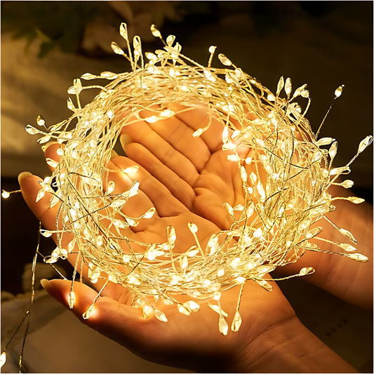 Guirlande lumineuse LED fée fil de cuivre éclairage décoratif intérieur extérieur