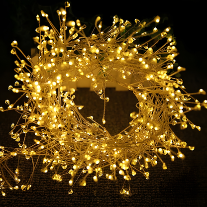 Guirlande lumineuse LED fée fil de cuivre éclairage décoratif intérieur extérieur