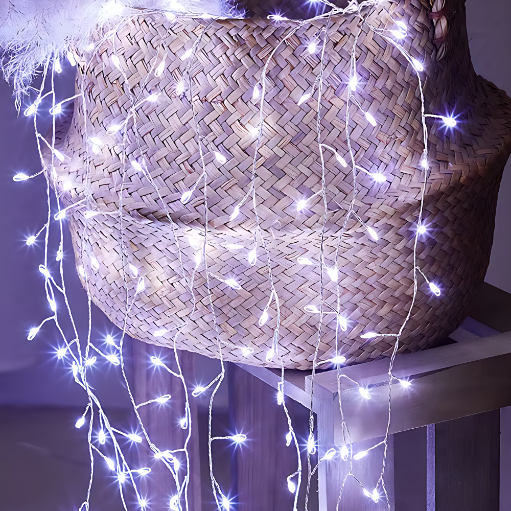 Guirlande lumineuse LED fée fil de cuivre éclairage décoratif intérieur extérieur