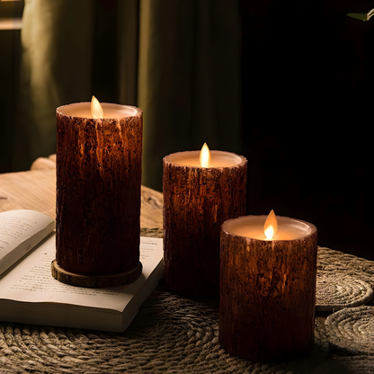 Zestaw świec LED bez płomienia z realistycznym migotaniem na baterie