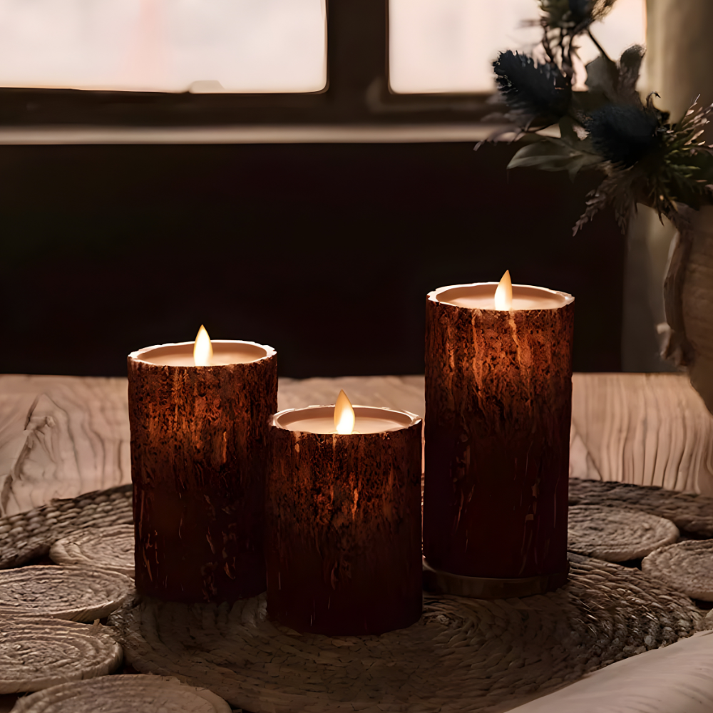 Zestaw świec LED bez płomienia z realistycznym migotaniem na baterie