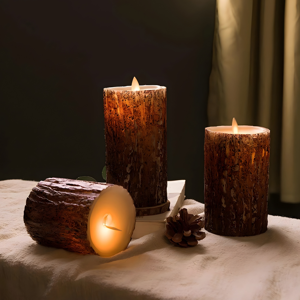 Zestaw świec LED bez płomienia z realistycznym migotaniem na baterie