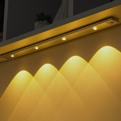 Lámpara LED Sensor de Movimiento Luz Nocturna Recargable Magnética