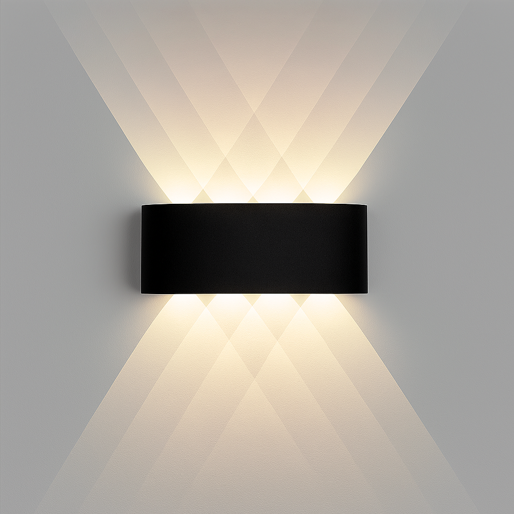 Lámpara de Pared LED Impermeable de Aluminio para Jardín Exterior