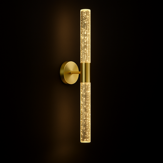 Applique murale LED moderne en cristal pour salle de bain, chambre, coiffeuse