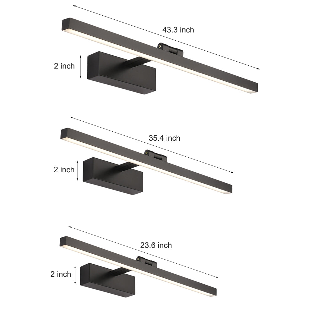 Badezimmer-Wandleuchte mit verstellbarer LED-Leiste