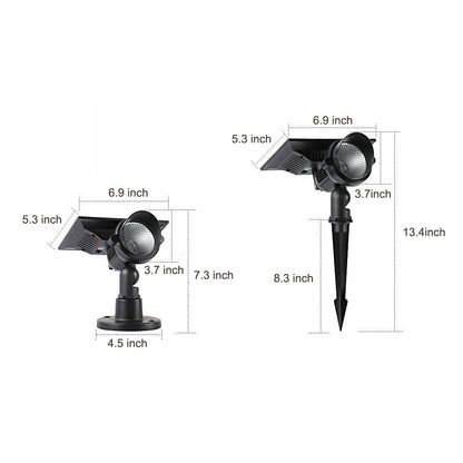 Projecteur de jardin solaire extérieur LED réglable