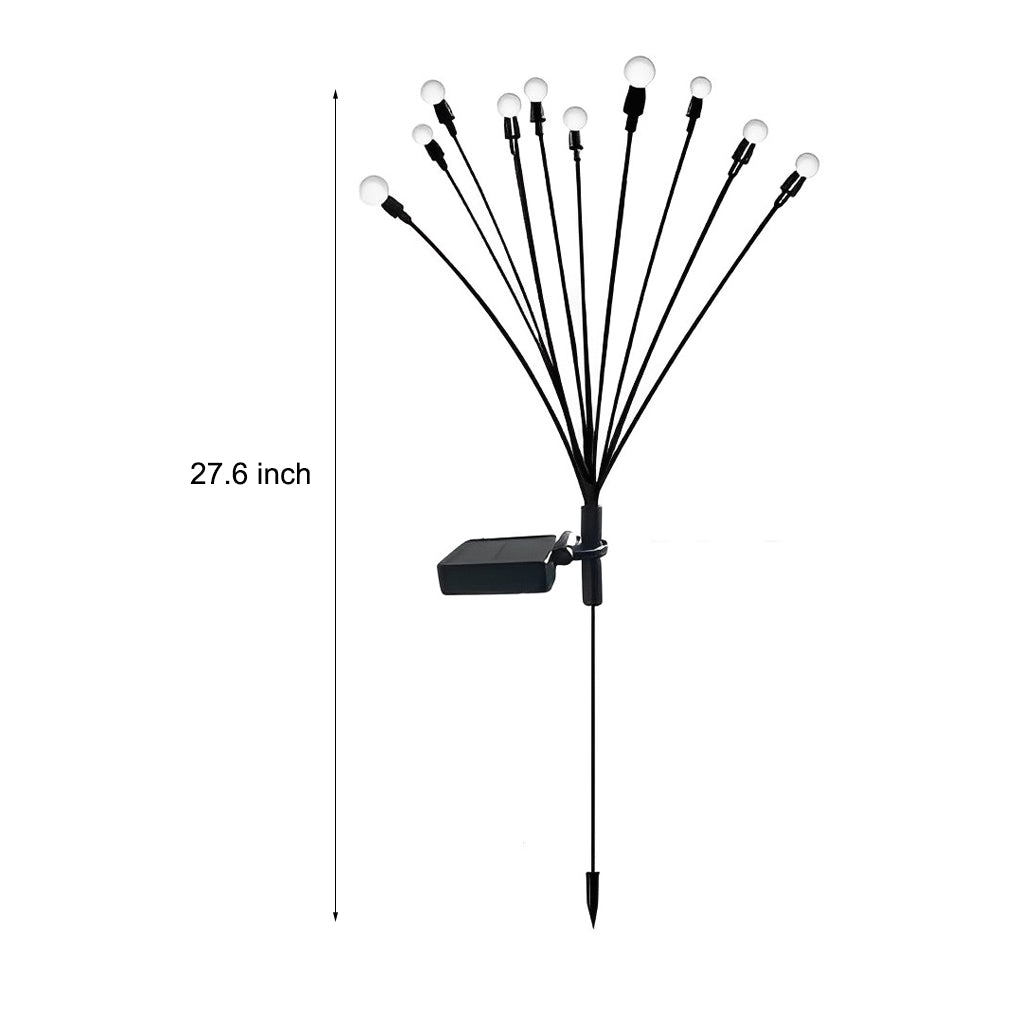 Solar Garden Lights Waterproof LED Firefly Stakes