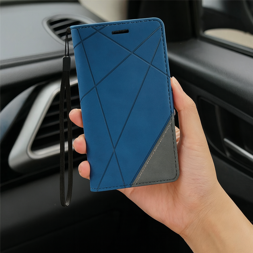 Leder Brieftasche Klapp Handyhülle