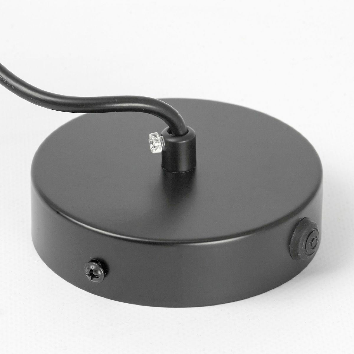 Pendant Light with Striped Green Glass Shade