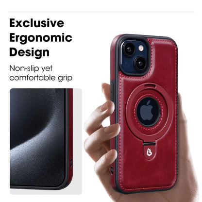 Phone Case Leather Magnetic Stand Cover