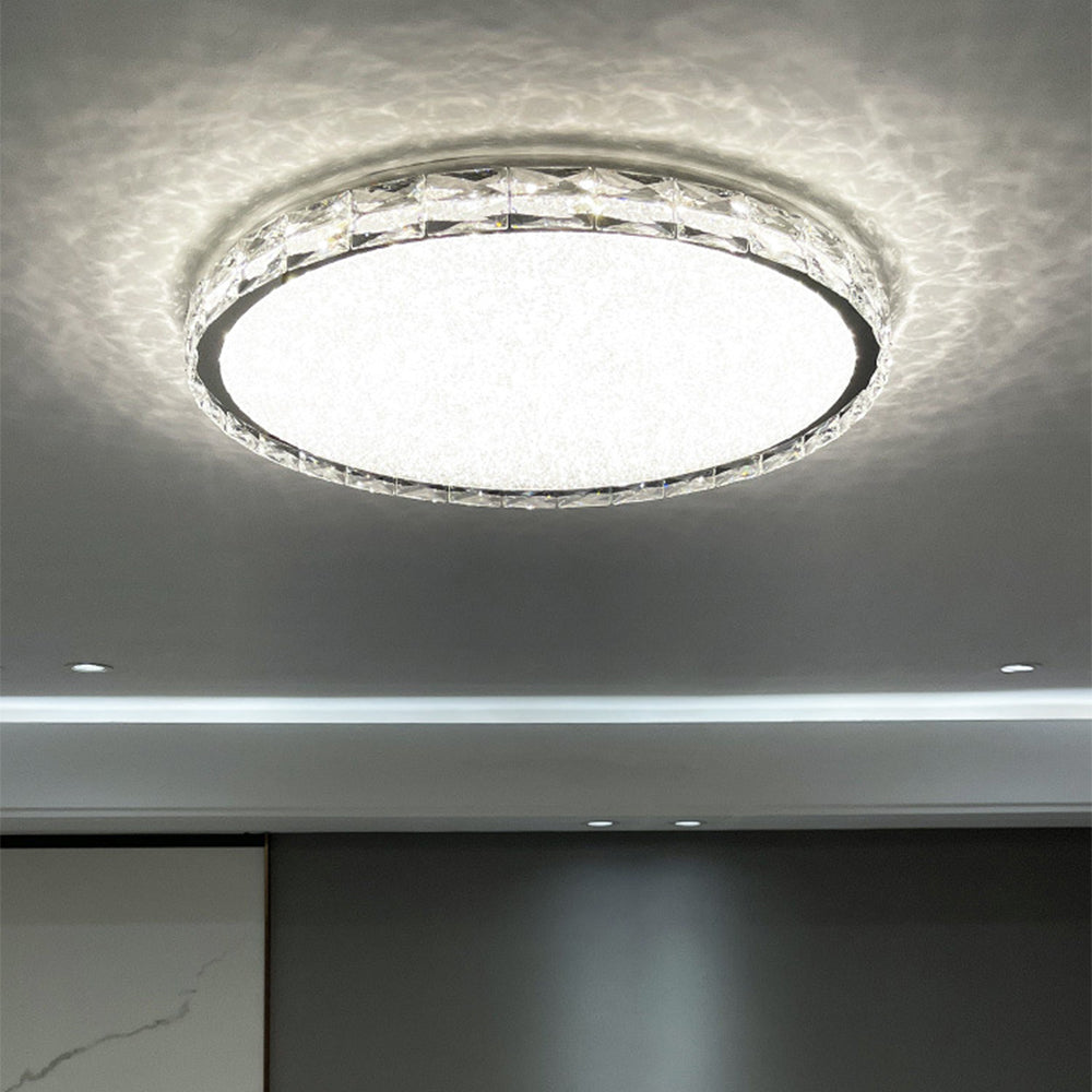 Elegant Crystal LED Ceiling Lights for Bedrooms – Modern Illumination with Sparkling Design for a Stylish Home Ambience