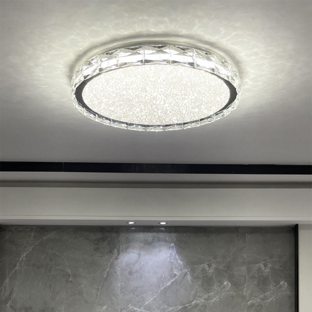 Elegant Crystal LED Ceiling Lights for Bedrooms – Modern Illumination with Sparkling Design for a Stylish Home Ambience