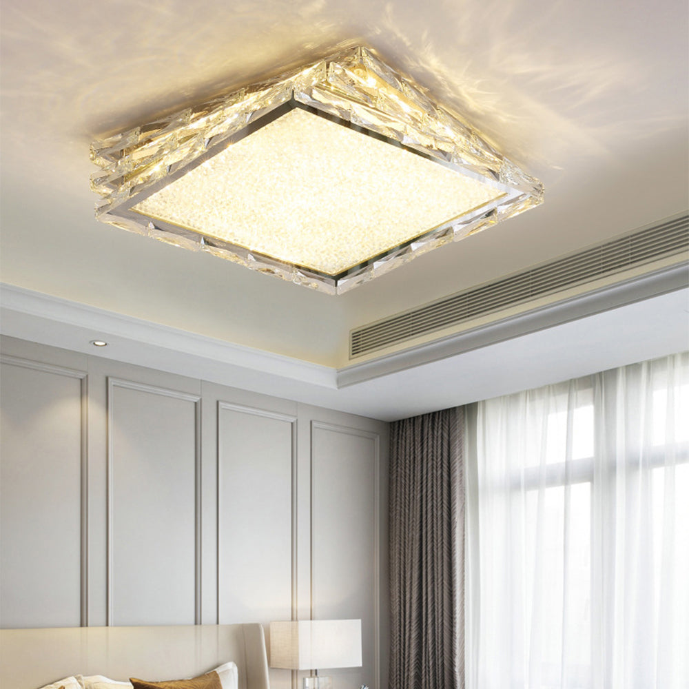 Elegant Crystal LED Ceiling Lights for Bedrooms – Modern Illumination with Sparkling Design for a Stylish Home Ambience