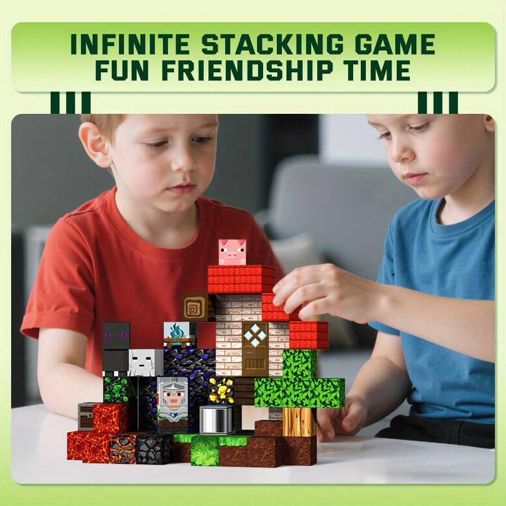 Magnetic Building Blocks Kids Educational Toy Set