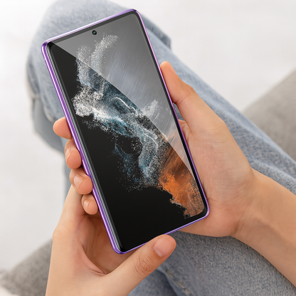 Étui de téléphone en verre magnétique pour la confidentialité