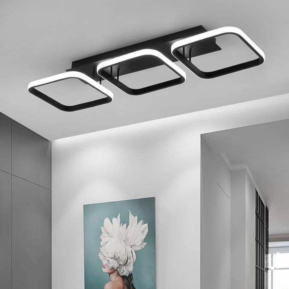 Modern Iron Ceiling Light for Bedroom - Stylish Contemporary Lighting Fixture for Elegant Bedroom Decor