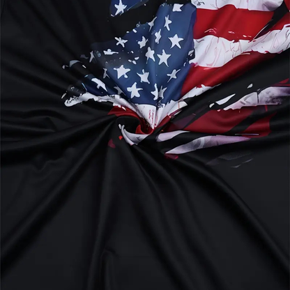 Men's Graphic Short Sleeve T Shirt Patriotic Casual Veterans Day Top