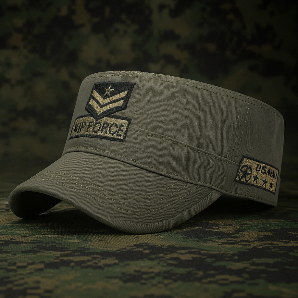 Men's Military Cadet Cap Curved Visor Tactical Air Force Hat
