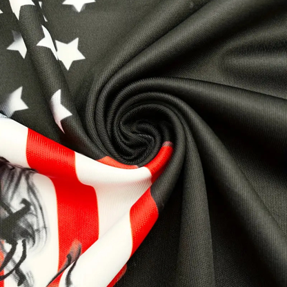 Men's Veterans Day Quarter Zip Pullover Hoodie Patriotic Sweater