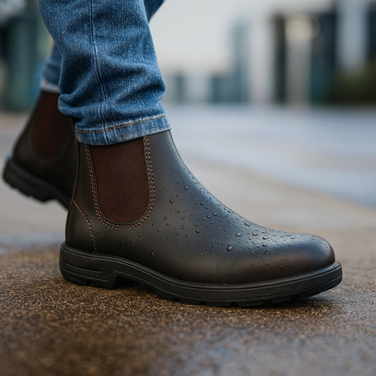 Men’s Leather Chelsea Boots | Waterproof Slip On Ankle