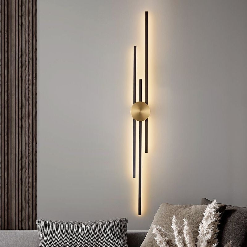 Applique murale moderne LED en fer verticale