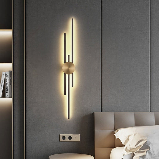 Wall Light Modern LED Iron Vertical Fixture
