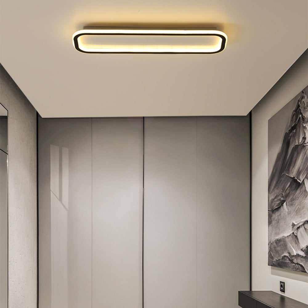 Contemporary Long LED Ceiling Lights for Aisles and Hallways - Stylish Illumination for Modern Spaces