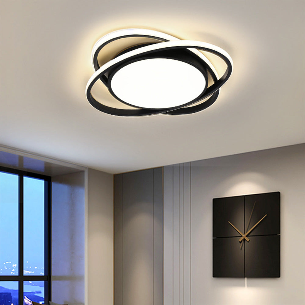 Elegant Flush Mount Ceiling Light Fixture for Bedroom - Modern Design, Soft Illumination, Perfect for Home Decor