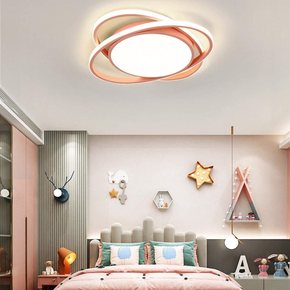 Elegant Flush Mount Ceiling Light Fixture for Bedroom - Modern Design, Soft Illumination, Perfect for Home Decor