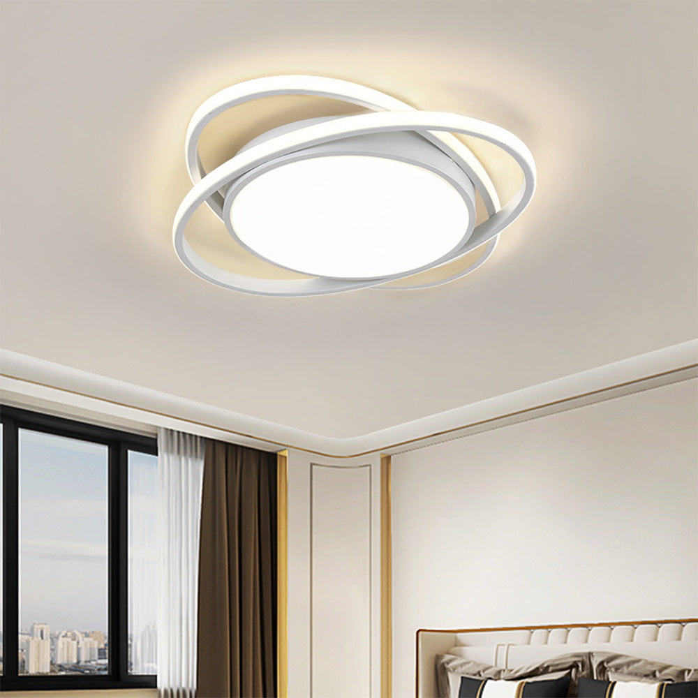 Elegant Flush Mount Ceiling Light Fixture for Bedroom - Modern Design, Soft Illumination, Perfect for Home Decor