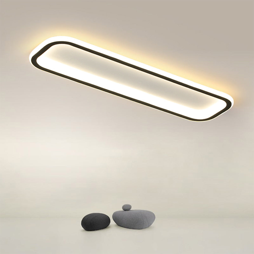 Contemporary Long LED Ceiling Lights for Aisles and Hallways - Stylish Illumination for Modern Spaces