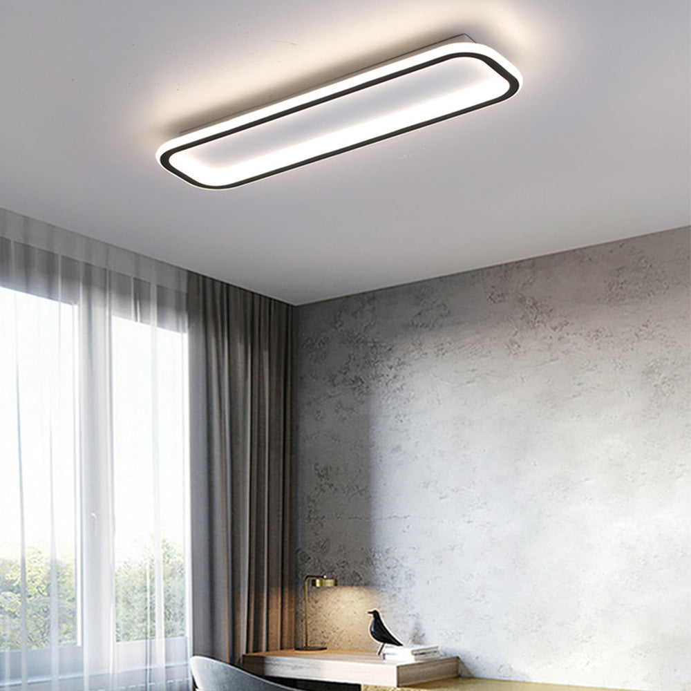 Contemporary Long LED Ceiling Lights for Aisles and Hallways - Stylish Illumination for Modern Spaces