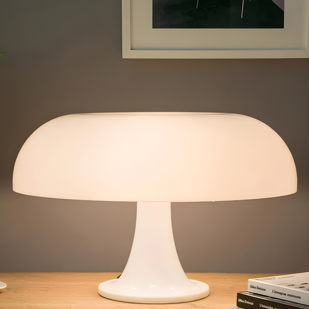 Modern LED Mushroom Table Lamp Warm Light Bedroom Decor