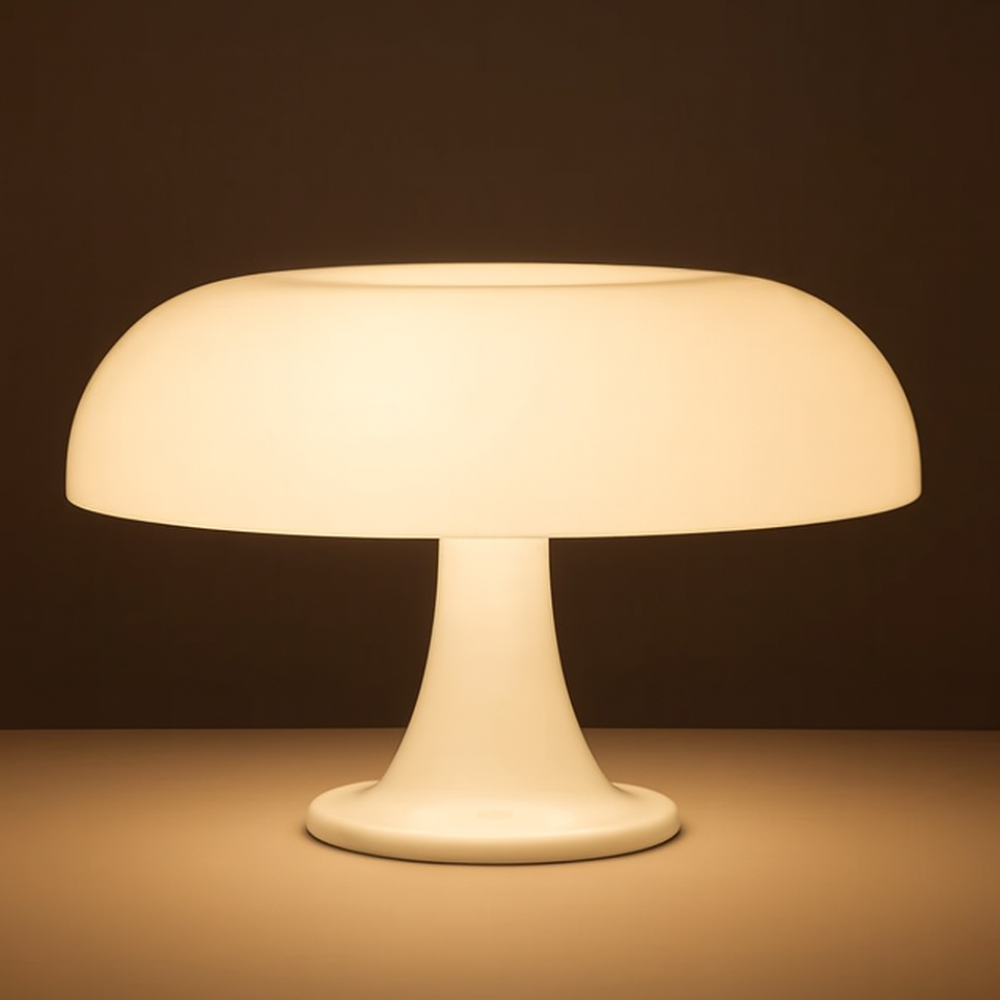 Modern LED Mushroom Table Lamp Warm Light Bedroom Decor