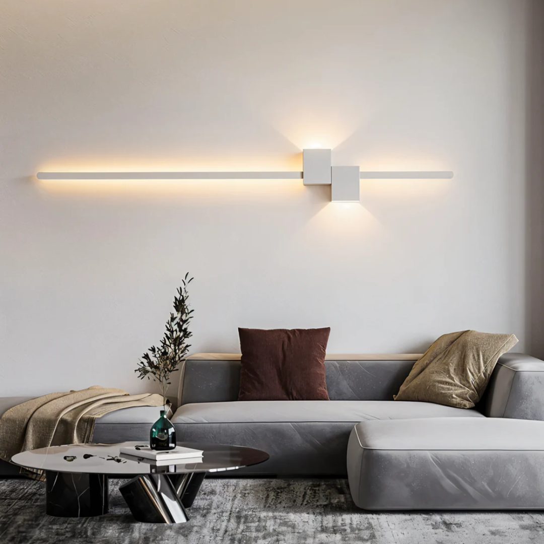 Nowoczesna minimalistyczna lampa ścienna LED