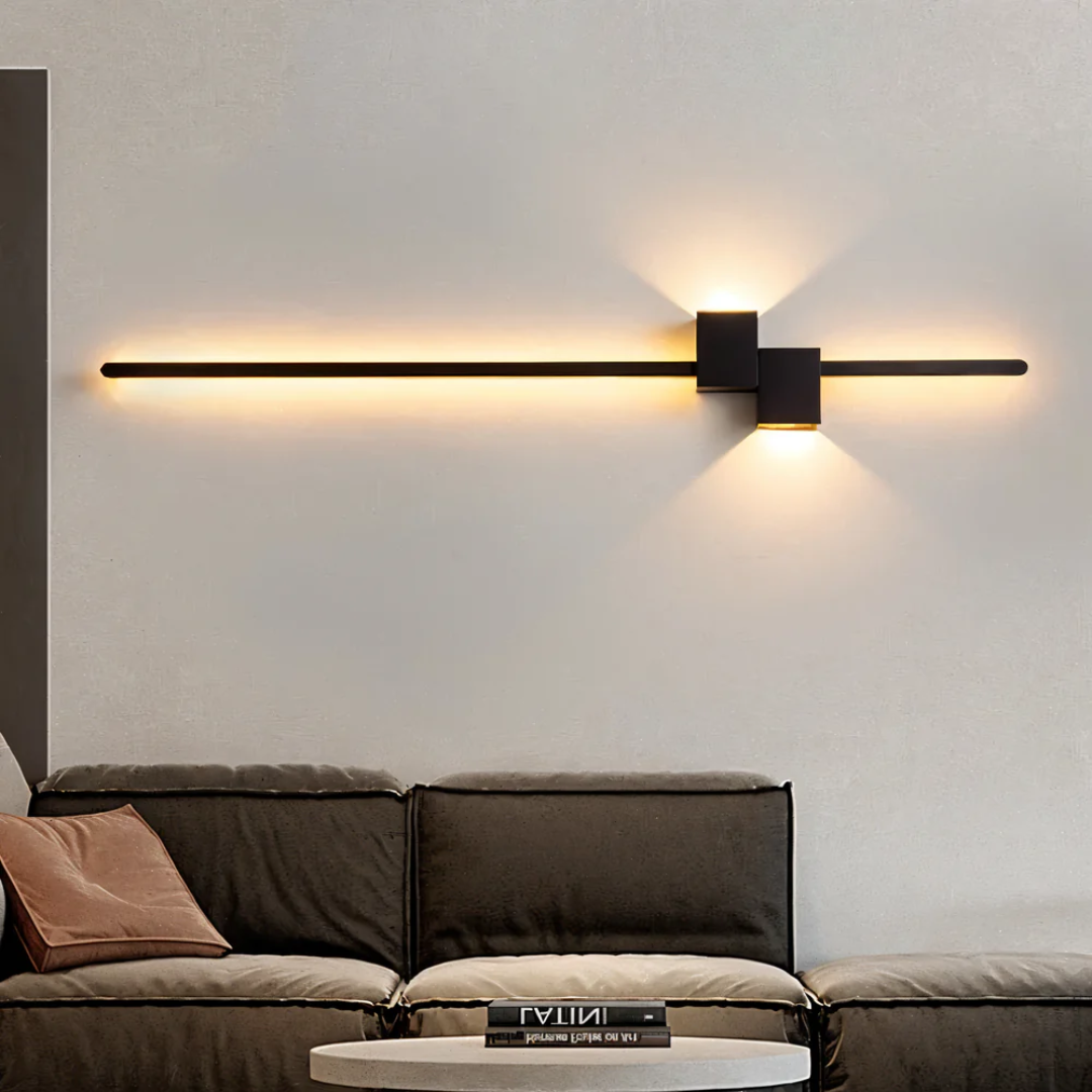 Nowoczesna minimalistyczna lampa ścienna LED