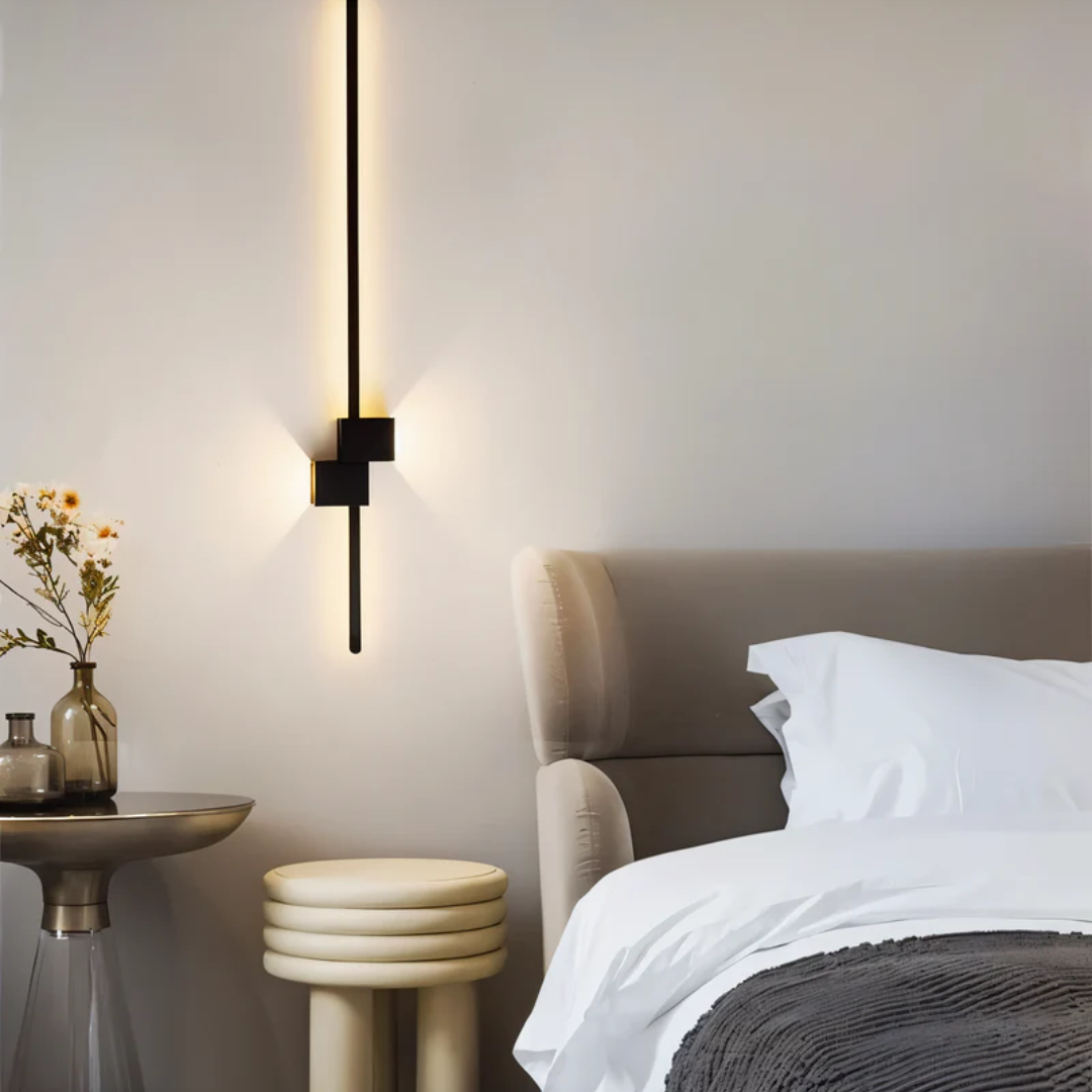 Nowoczesna minimalistyczna lampa ścienna LED