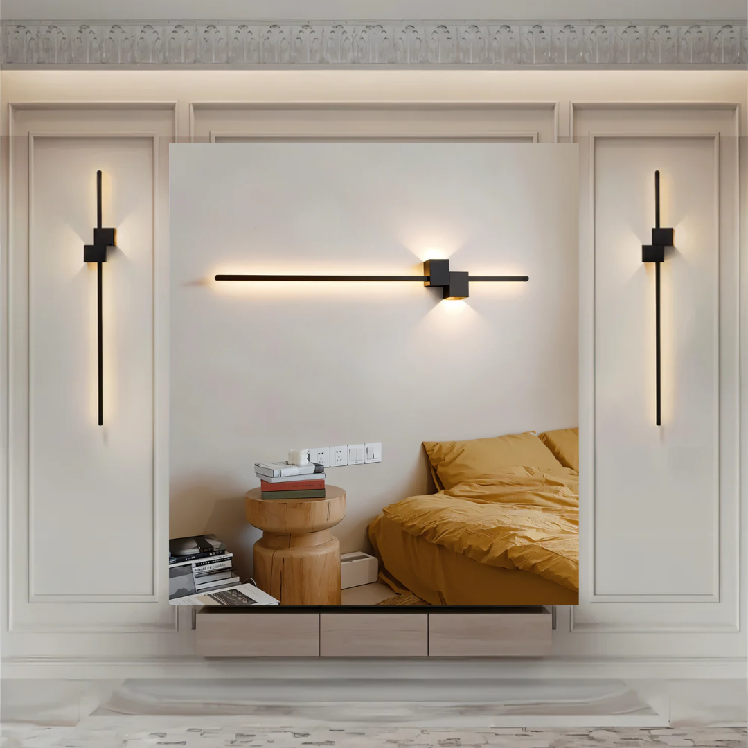 Nowoczesna minimalistyczna lampa ścienna LED