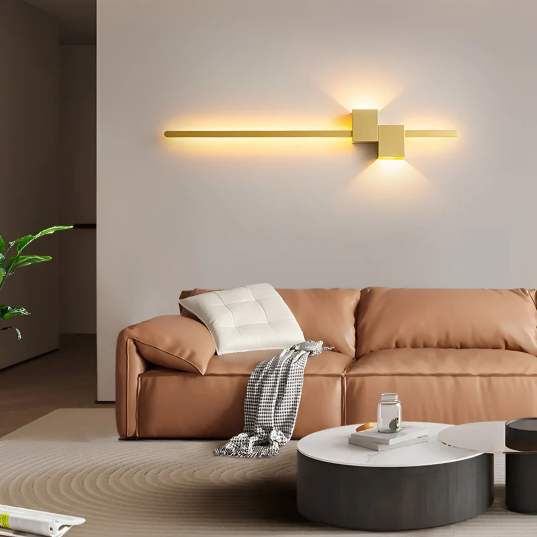 Nowoczesna minimalistyczna lampa ścienna LED