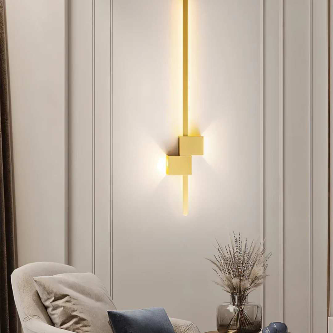 Nowoczesna minimalistyczna lampa ścienna LED
