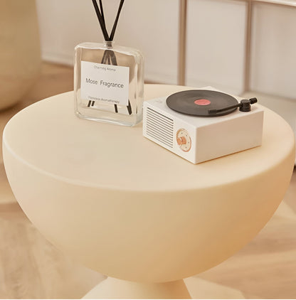 Table d'appoint ronde moderne en plastique
