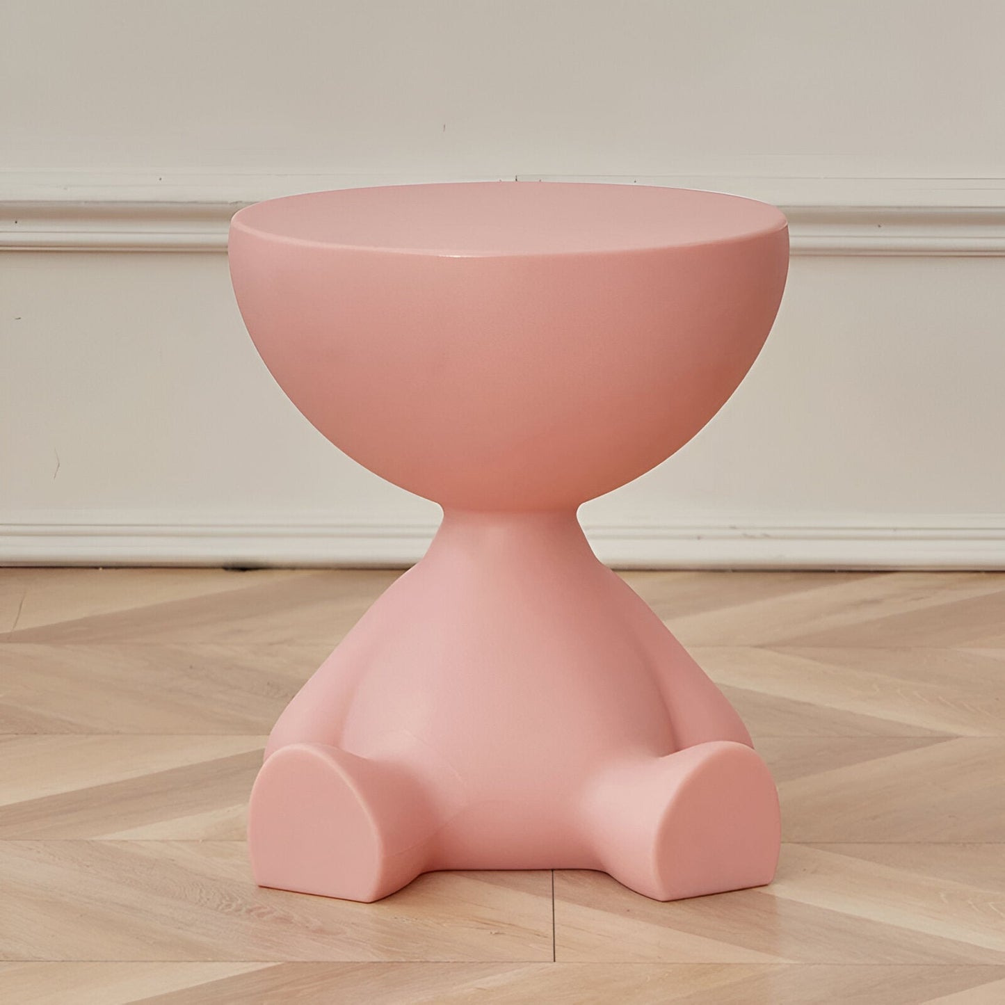 Table d'appoint ronde moderne en plastique