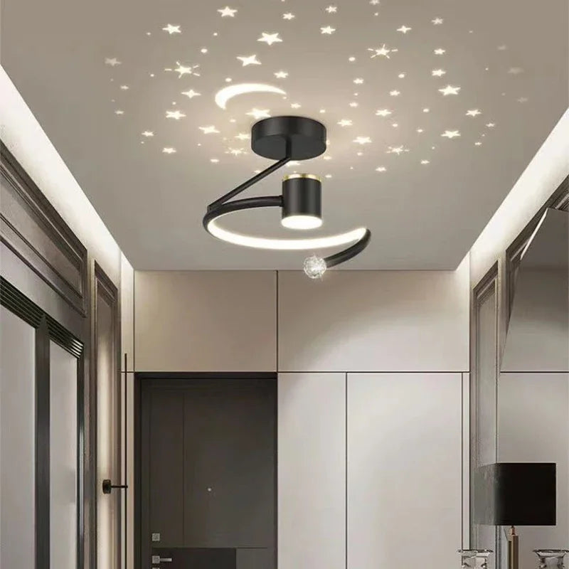 Lampade da soffitto moderne con effetto stella a LED