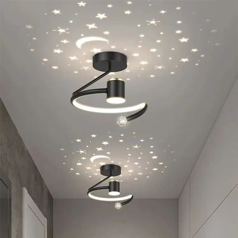 Lampade da soffitto moderne con effetto stella a LED