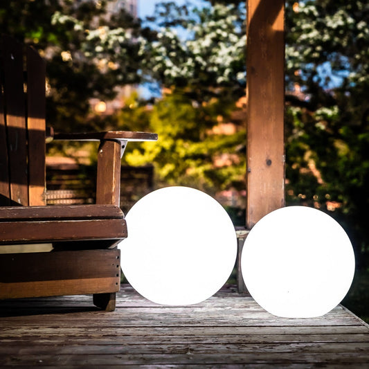 Lampe globe LED de jardin d'extérieur