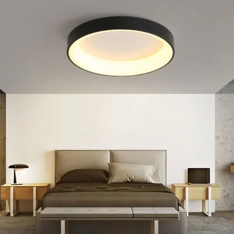 Plafonnier Moderne Rond LED Lampe Scandinave