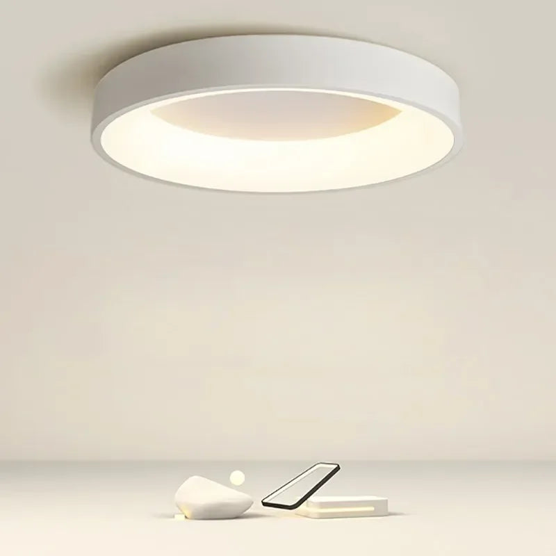 Plafonnier Moderne Rond LED Lampe Scandinave